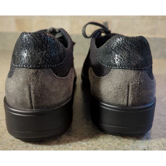 Solidus Heaven Soliknit Anthracite Lace Women's Sz 6 Black w/ Silver accents NEW - Picture 5 of 8